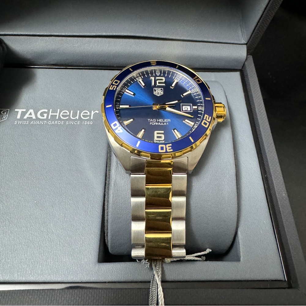 TAG Heuer Formula 1 Blue and Gold Timepiece